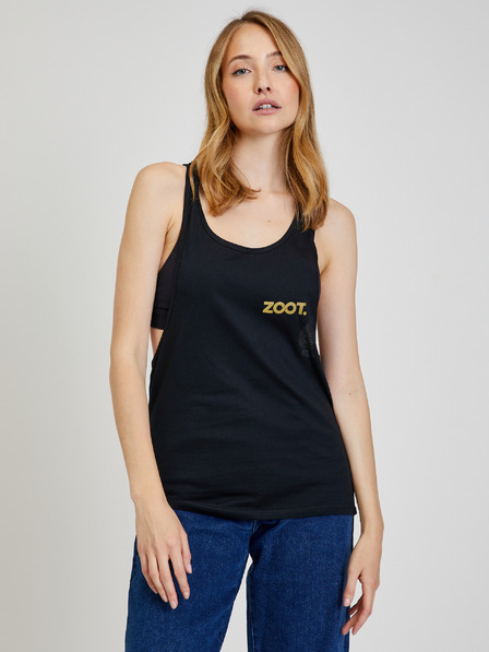 ZOOT.collab Tricou negru pentru femei ZOOT