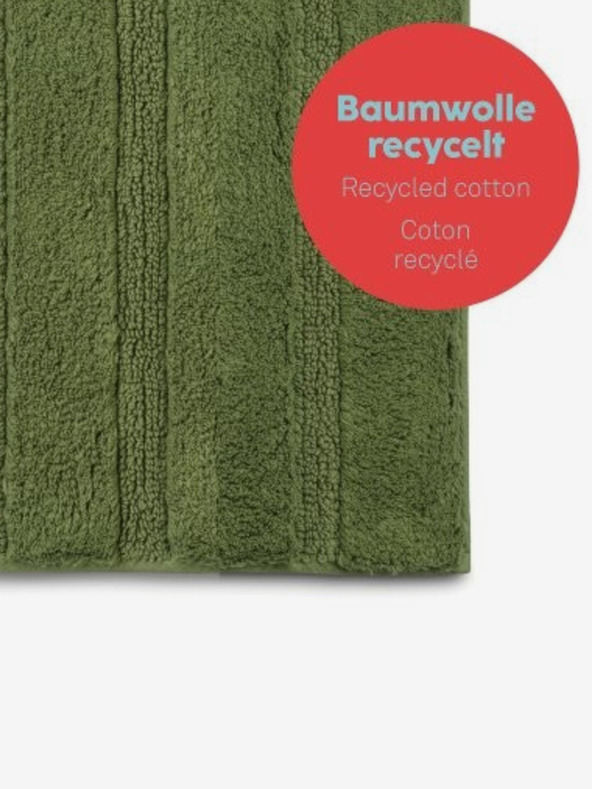 Kela Covoraș de baie Megan 100% bumbac verde mușchi 120,0x70,0x1,6cm KELA