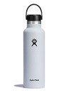 Hydro Flask Hydro Flask Sticlă termică din oțel inoxidabil cu gura standard și capac flexibil 621 ml (21 oz) alb