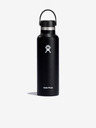 Hydro Flask Hydro Flask negru din oțel inoxidabil cu gura standard și capac flexibil (621 ml)