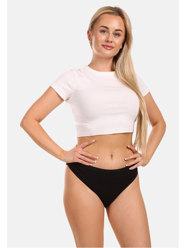 Pietro Filipi Set de cinci - chiloți negri de damă Pietro Filipi