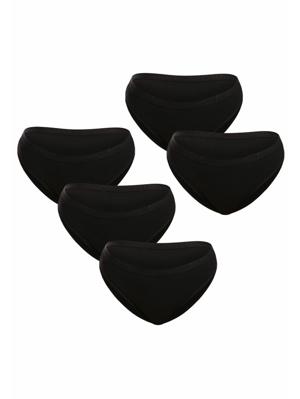 Pietro Filipi Set de cinci - chiloți negri de damă Pietro Filipi