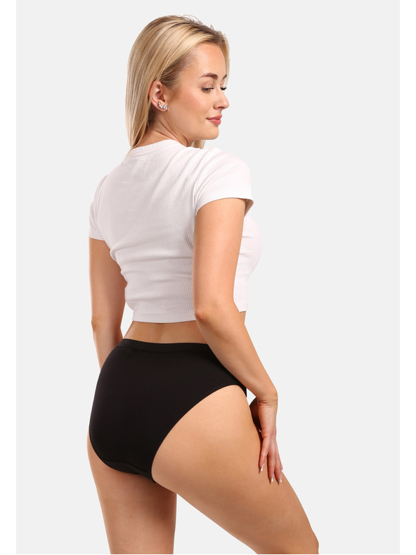 Pietro Filipi Set de cinci - chiloți negri de damă Pietro Filipi