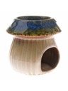 Casa de Engel Candelă ceramică, albastră, 6/36
