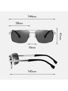 VEYREY Veyrey ochelari de soare polarizați high-end tip pilot Klog