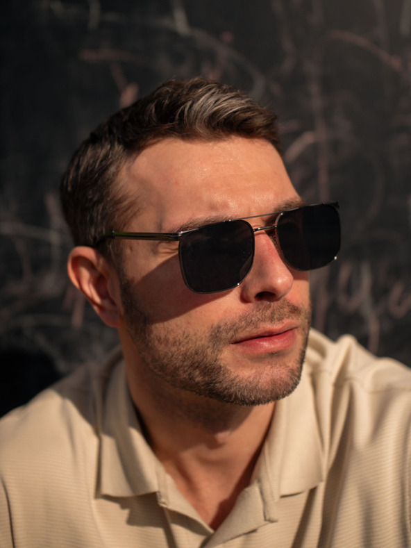 VEYREY Veyrey ochelari de soare tip pilot Shelur