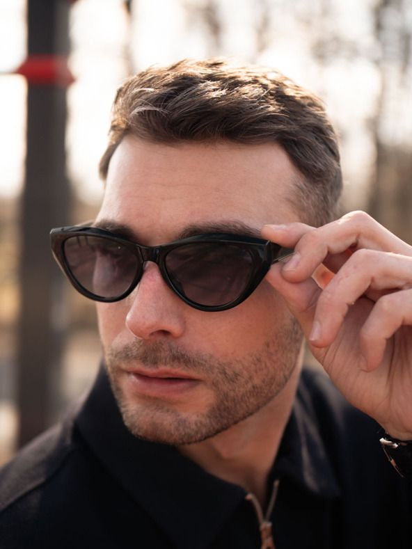 VEYREY Veyrey ochelari de soare polarizați high-end cat-eye Sumhug