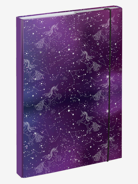 BAAGL  Violet A4 coperți pentru caiete școlare Unicorn Universe Baagl