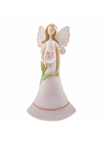 Casa de Engel Zână din rășină cu floare, 6/72