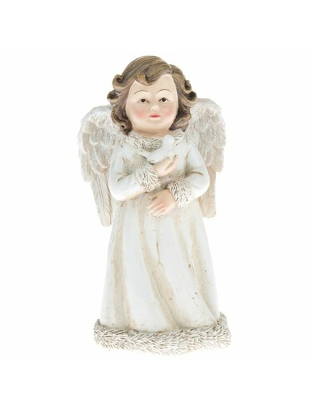 Casa de Engel Înger din rășină poliesterică cu pasăre, 3/72