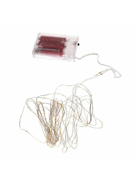 Casa de Engel Șir de lumini LED cu 50 de becuri, lumină caldă albă, 0/100