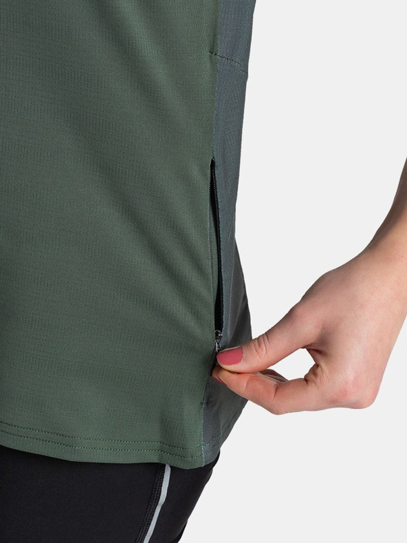 Kilpi Tricou de ciclism verde închis pentru femei Kilpi REMIDO