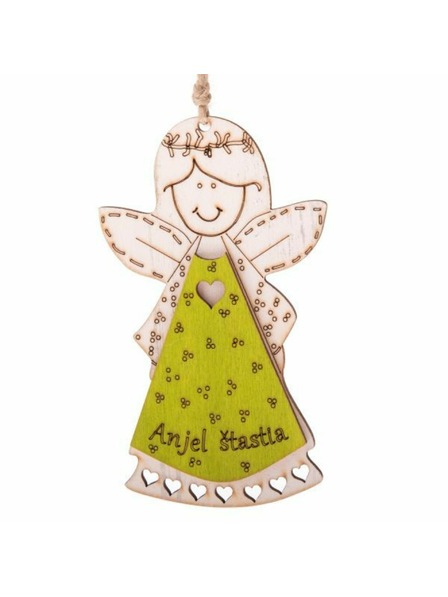 Casa de Engel Înger din lemn suspendat cu inscripție (SK), 0/200