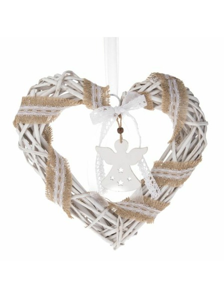 Casa de Engel Inimă suspendată din răchită, 0/12