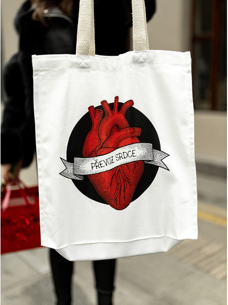ZOOT.Original Geantă albă din pânză ZOOT Original Carrying Heart