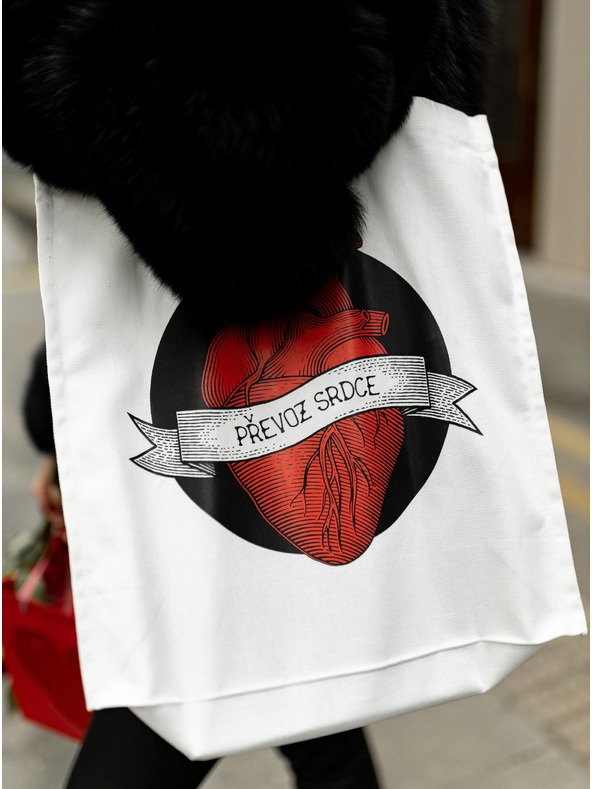 ZOOT.Original Geantă albă din pânză ZOOT Original Carrying Heart