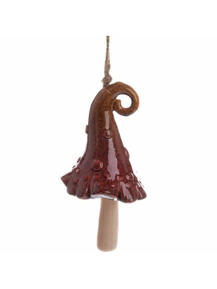 Casa de Engel Clopoțel ceramic - pălărie, maro, 6/36