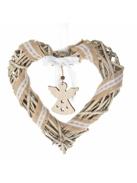 Casa de Engel Inimă suspendată din răchită, 0/12