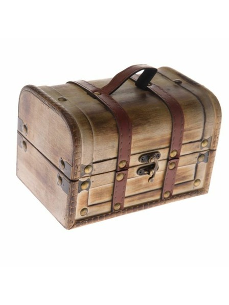 Casa de Engel Cutie mică din lemn, maro deschis, 0/48