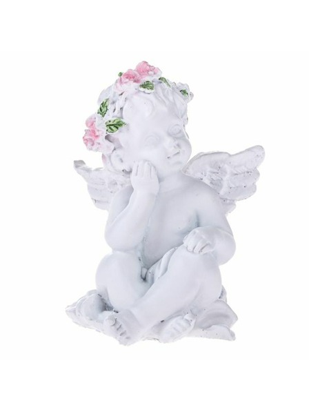 Casa de Engel Înger din rășină poliesterică șezând, 12/288