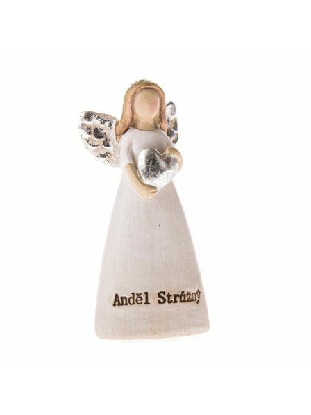 Casa de Engel Înger din rășină poliesterică cu inimă "Înger păzitor", 24/384