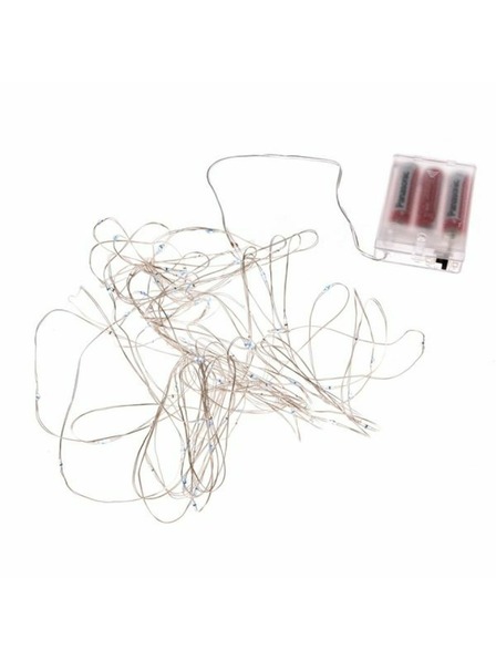 Casa de Engel Șir de lumini LED 50 LED, alb rece, 0/100