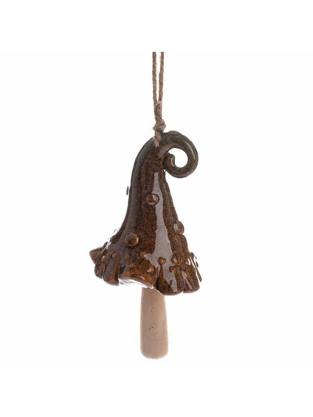 Casa de Engel Clopoțel ceramic - pălărie, verde, 6/36