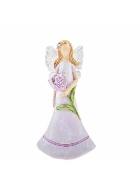Casa de Engel Zână din rășină cu floare, 12/144