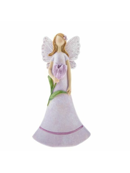Casa de Engel Zână din rășină cu floare, 6/72