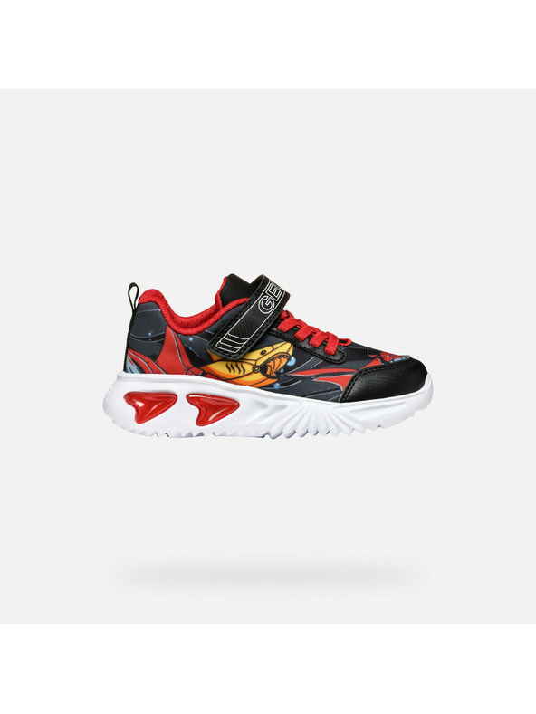 Geox Adidași Geox Assister negri pentru băieți