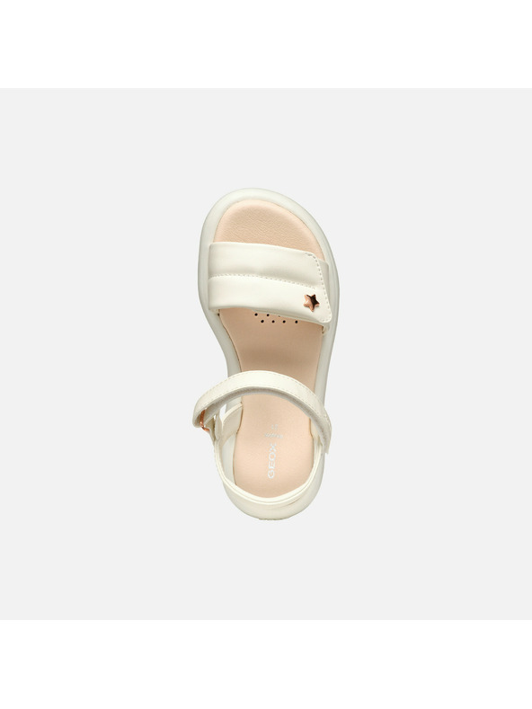 Geox Sandale crem pentru fete Geox Puffypop