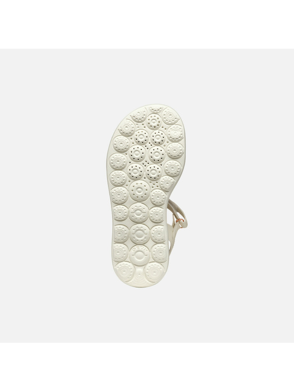 Geox Sandale crem pentru fete Geox Puffypop