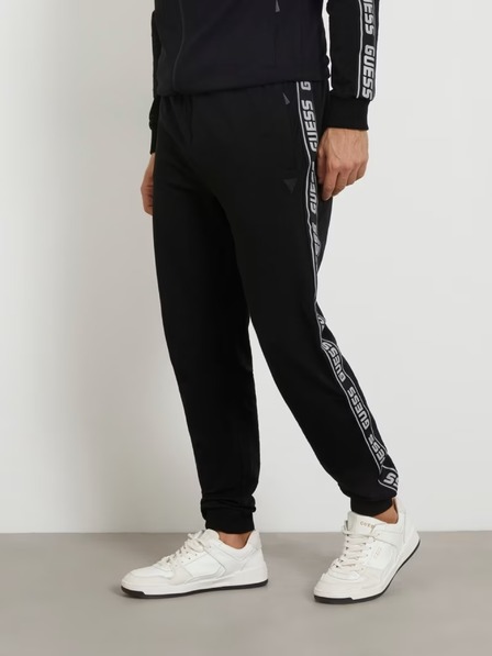 Guess Jeans Pantaloni de trening negri New Arlo Guess jeans