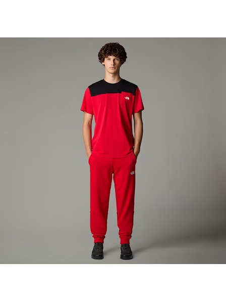 The North Face Pantaloni de trening roșii pentru bărbați The North Face Icon