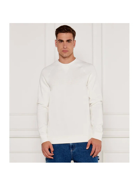 Guess Jeans Hanorac alb Aldwin Guess jeans