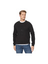 Guess Jeans Hanorac negru pentru bărbați cu logo brodat Guess jeans