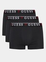 Guess Jeans Set boxeri negri pentru bărbați Guess Jeans Underwear 3-Pack U97G01 K6YW1 A996 Jet Black/Frost G