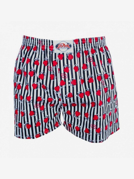 Styx Pantaloni scurți cu model Styx Art pentru copii, albi și roșii