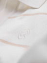 Ombre Clothing Tricou polo din viscoză cu dungi orizontale Ombre Clothing