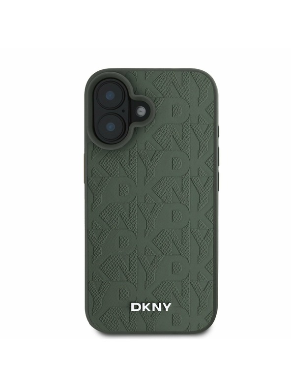 DKNY DKNY Husă Spate din Piele PU pentru iPhone 16 Green