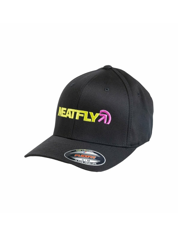 Meatfly Meatfly șapcă Zedd Flexfit Verde Lime / Negru