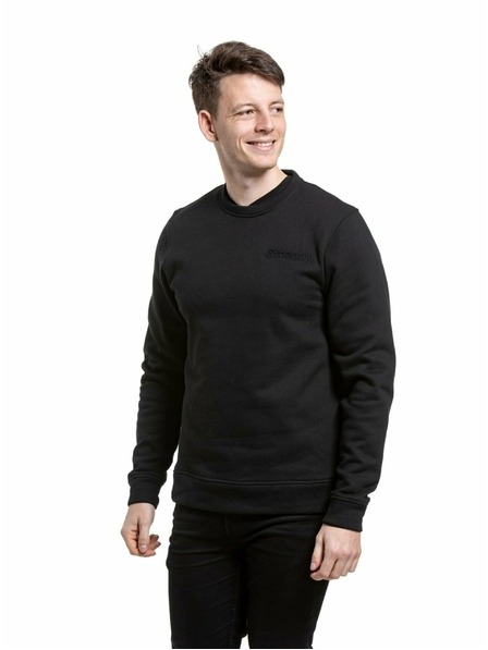 Meatfly Meatfly hanorac pentru bărbați Luke Crewneck Negru