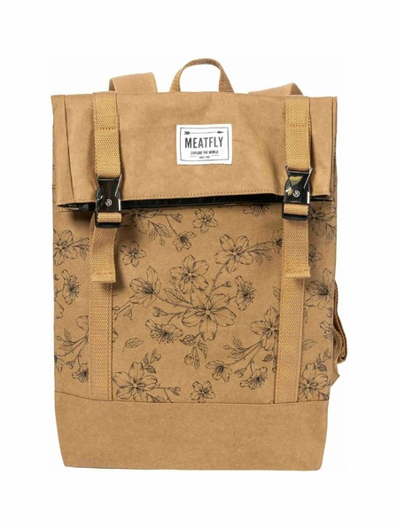 Meatfly Rucsac de hârtie Meatfly Vimes Blossom Brown 11 L