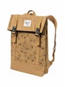 Meatfly Rucsac de hârtie Meatfly Vimes Blossom Brown 11 L
