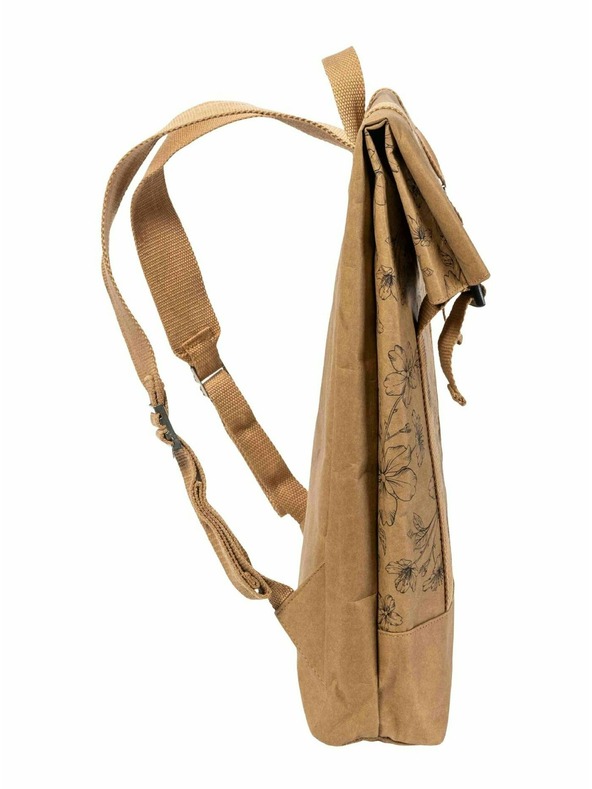 Meatfly Rucsac de hârtie Meatfly Vimes Blossom Brown 11 L