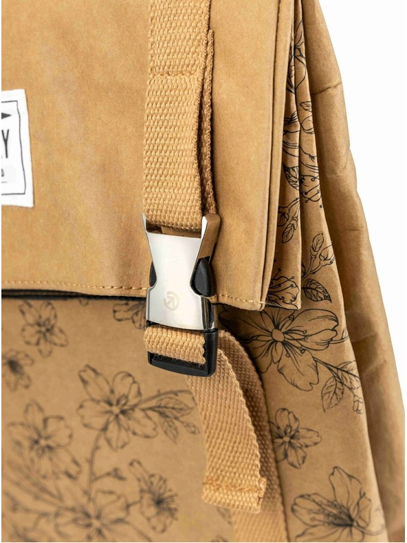 Meatfly Rucsac de hârtie Meatfly Vimes Blossom Brown 11 L