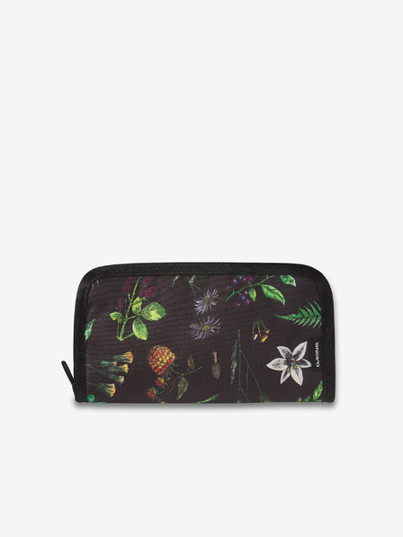 Dakine Portofel verde-negru floral pentru femei Dakine Luna Woodland Floral