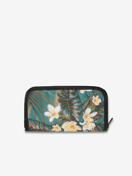 Dakine Portofel petrol cu model pentru femei Dakine Luna Emerald Tropic