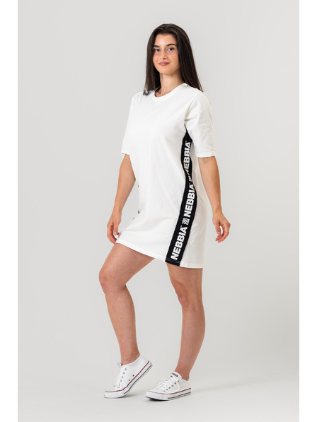 Nebbia Rochie oversized tip tricou NEBBIA CLUB 594 XS/S, cream