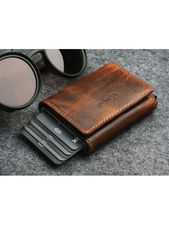 Pularys Portofel BOSTO RFID - Piele Saddle